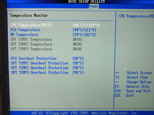 ASUS Maximus III Formula мониторинг 1